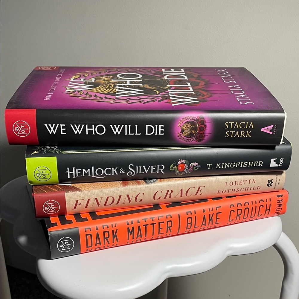Book of the month set of 4